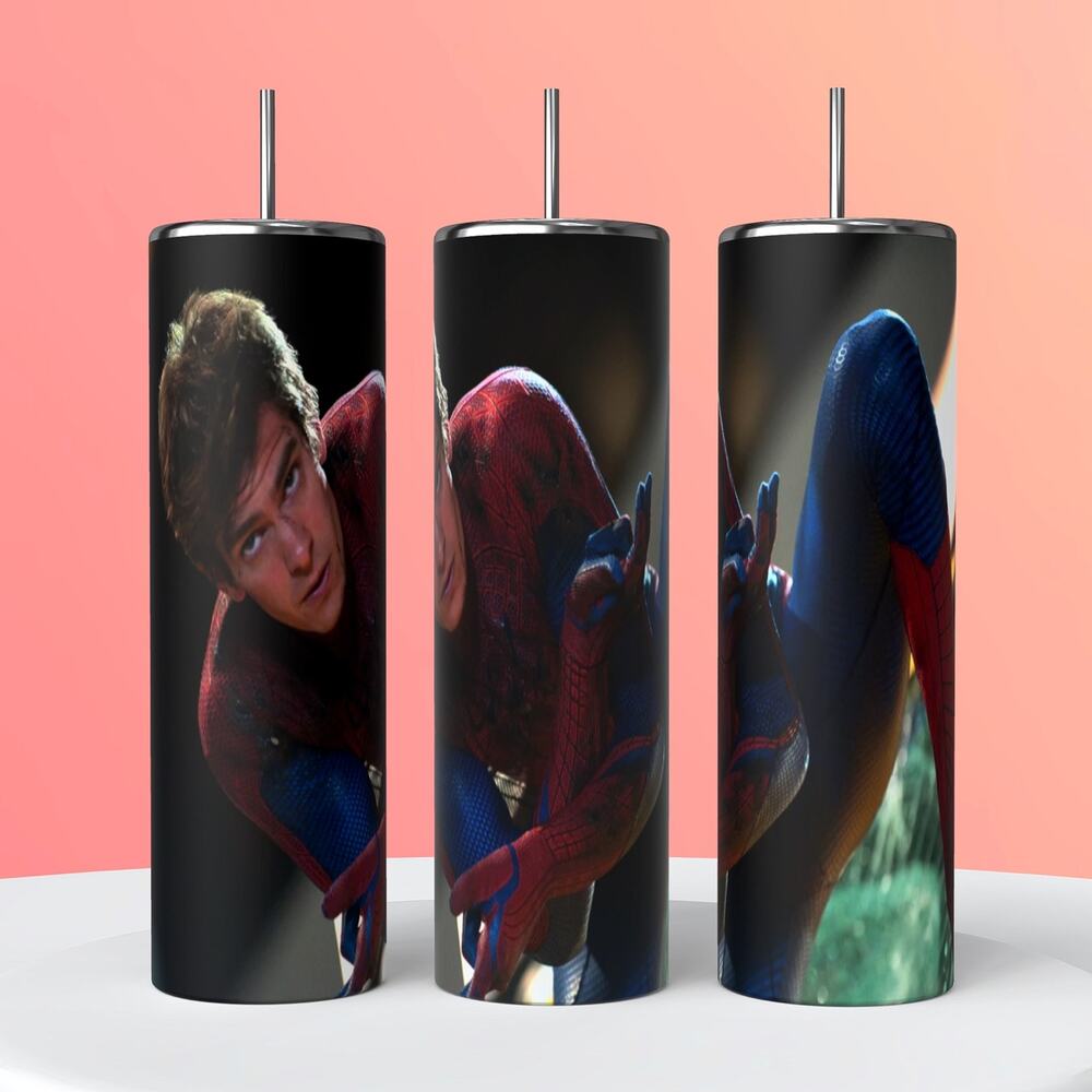 Spiderman Andrew Garfield 20oz tumbler